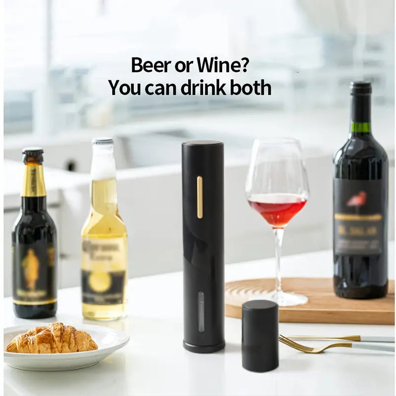 Deluxe Electric Wine & Beer Opener Kit