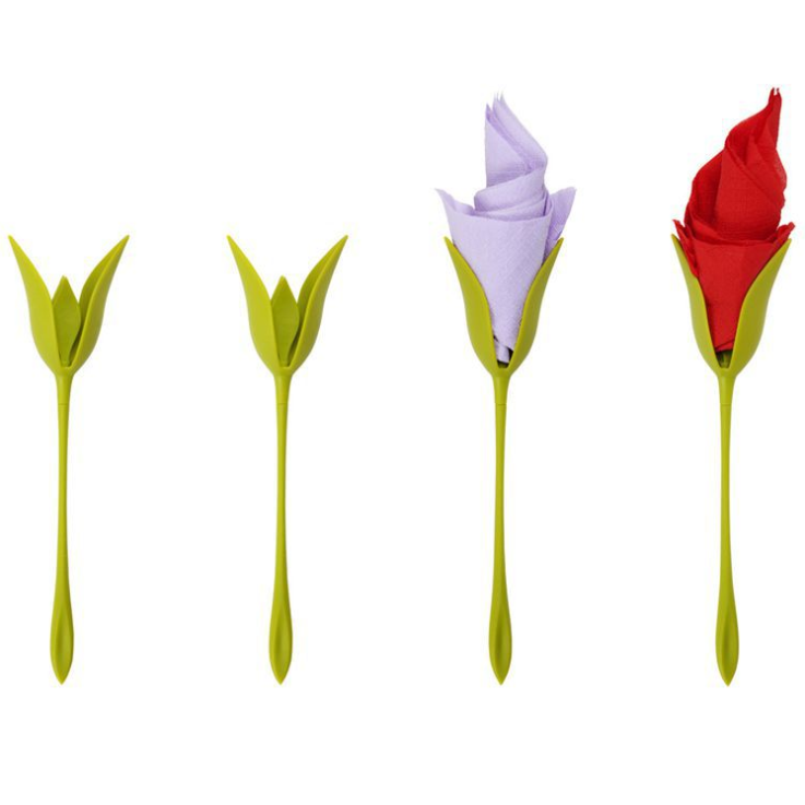 Rose Bouquet Napkin Holders