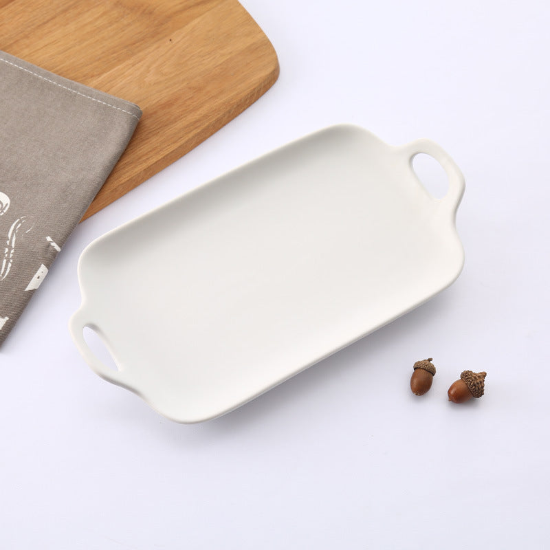 Elegant Porcelain Serving Plate