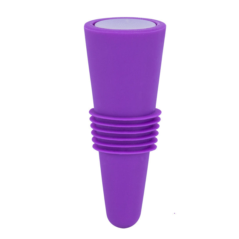 Silicone-Sealed Stainless Wine Stoppers
