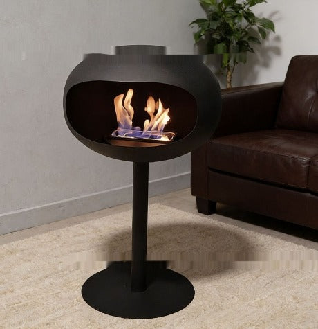 Freestanding Spherical Ethanol Fireplace