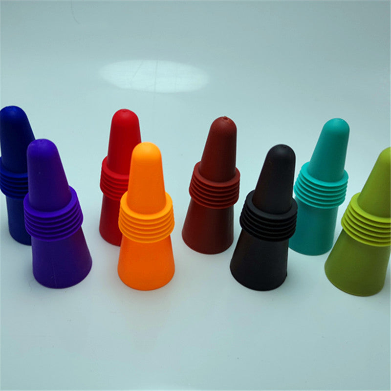 Silicone-Sealed Stainless Wine Stoppers