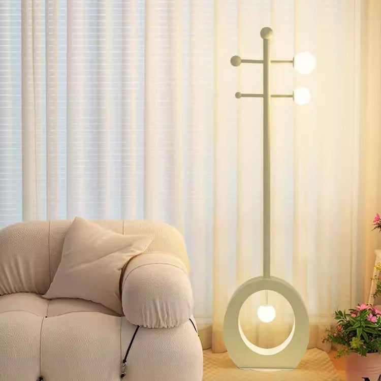 Creative French Cream Floor Lamp for Kids' Room