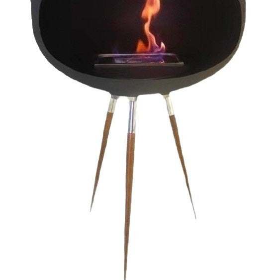 Tall Base Real Flame Fireplace