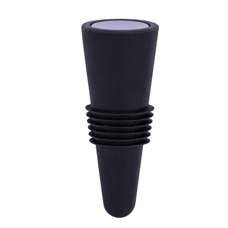 Silicone-Sealed Stainless Wine Stoppers