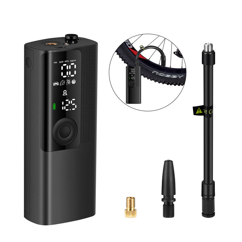 Portable Smart Car Tire Inflator with Digital Display