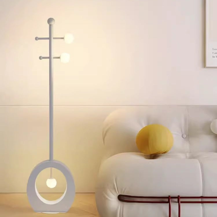Creative French Cream Floor Lamp for Kids' Room