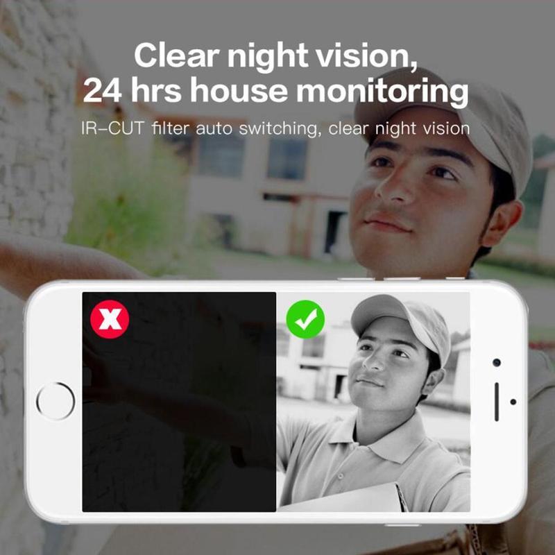 Smart Wireless Video Doorbell with WiFi and HD Monitoring