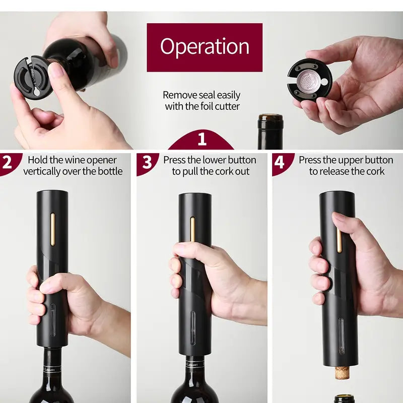 Deluxe Electric Wine & Beer Opener Kit