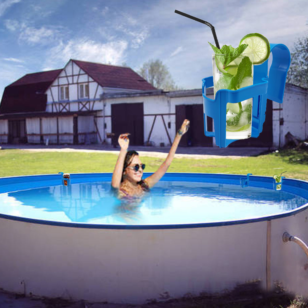 Multifunctional Plastic Cup Hangers for Pool Storage