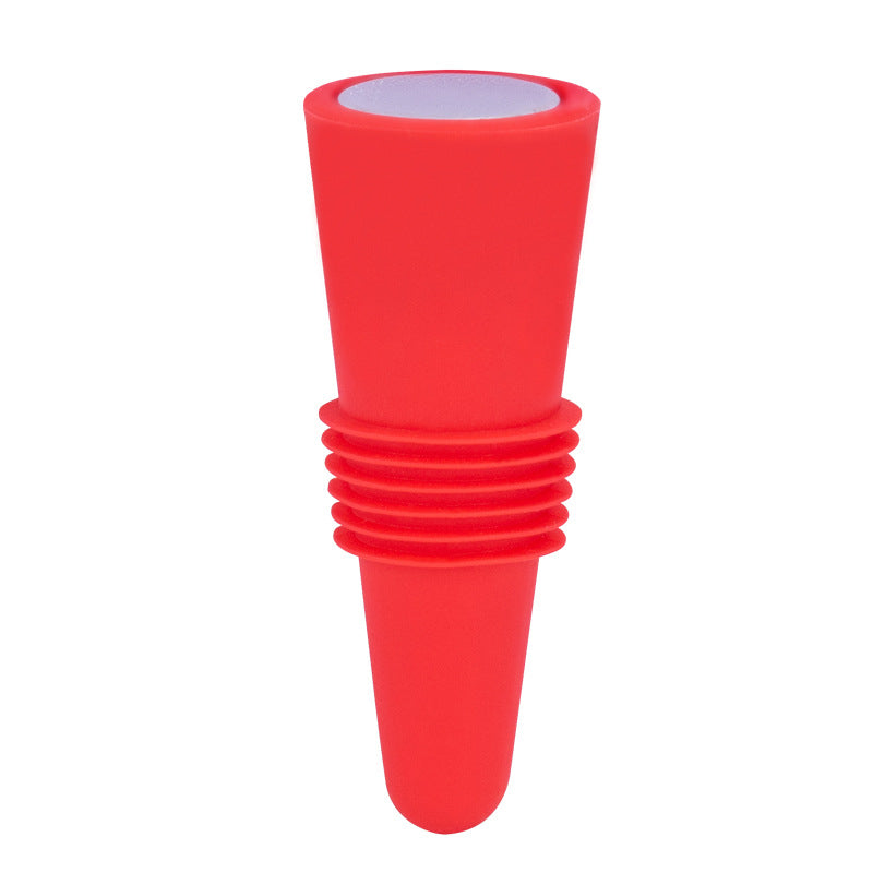 Silicone-Sealed Stainless Wine Stoppers